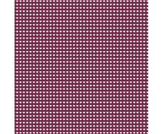 Klebefolie Erika Berry Geometrisches Motiv, Retro-Muster, Dekofolie, Möbelfolie, Tapete, selbstklebende Folie, PVC, ohne Phthalate, lila, 45cm x 1,5m, Stärke 0,095mm, Venilia 54759