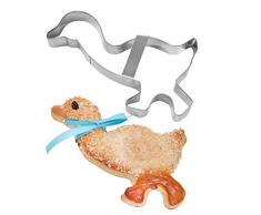 Westmark Keks-Ausstechform, Kleine Martinsgans, Länge: 18 cm, Rostfreier Edelstahl, Silber, 36282291