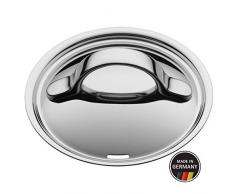 WMF Concento Metalldeckel mit Dampföffnung 16 cm, Topfdeckel mit Metallgriff, Cromargan Edelstahl poliert, spülmaschinengeeignet