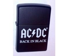 Zippo 1.290.091 Feuerzeug AC/DC Back in Black, schwarz matt