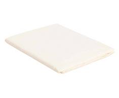 Italian Bed Linen 8058575003584 Tagesdecke/ÃÅberwurfdecke, einfarbig, Creme, zu 100 % aus Baumwolle, für Doppelbett, 270 x 300 x 1 cm