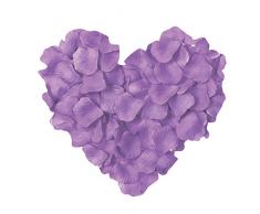 Neo Loons Künstliche Rosenblätter aus Seide, für Hochzeit, Party, Farbe: helles Lavendel, 1000 Stück