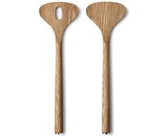 George Jensen Alfreda Salatbesteck, Holz, Brown, 12 x 3 x 29.7 cm