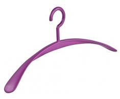 Wing Kleiderbügel, 5 er Set, Farbe violett