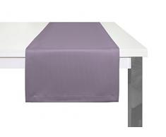 Adam Uni Light Collection Tischläufer, Bio Baumwolle, Lila, 50 x 150 cm