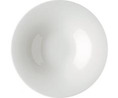 Alessi KU, 4 Stück Suppenteller aus weißem Porzellan