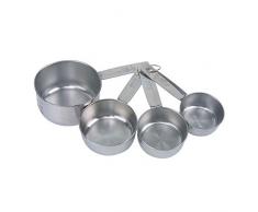 Faringdon Messbecher Edelstahl, 4-Set 60, 80, 125, 250 ml