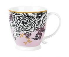 CAMBRIDGE cm05452 Kensington Aspen Heather Becher aus feinem Porzellan, Mehrfarbig