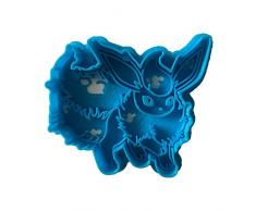 Cuticuter Flareon Pokemon Ausstechform, Blau, 8 x 7 x 1.5 cm
