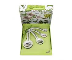 Portmeirion Home & Gifts BG78073-X 4-teiliger Messlöffel, porzellan, Mehrfarbig