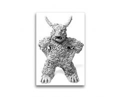 Premium Textil-Leinwand 30 x 45 cm Hoch-Format Grolltroll | Wandbild, HD-Bild auf Keilrahmen, Fertigbild auf hochwertigem Vlies, Leinwanddruck von Michaela Schimmack