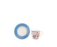 Creatable 16633, Serie Country Vintage, Geschirrset 6-er Set Tassen mit Untertassen