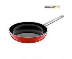 Silit Zeno Red Bratpfanne, 28 cm hoch, Silargan Funktionskeramik, induktionsgeeignet, rot