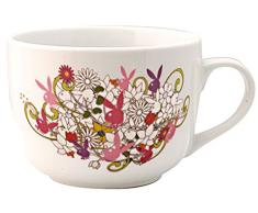 Playboy Tasse XXL, Porzellan, Weiss, 12 cm