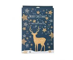 Kaiser Inspiration Back- Adventskalender zum selber füllen, Do-it-your-Self-Kalender, Geschenkidee für Backliebhaber, Verschenkidee, Muffinform mit 24 Ausstechformen