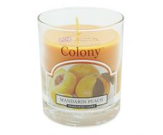 Colony Duftkerze im Glas, klein - Mandarin Peach (Mandarine Pfirsich) 35 h