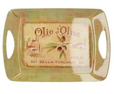 Creative Tops Olio dOliva Melamin Serviertablett, Grün, Groß