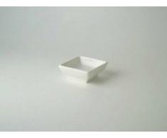 Maxwell Williams quadratischer weißer Teller, 7 cm.