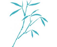 INDIGOS 4051095041801 Wandtattoo w335 Schilf Gras Wandauskleber in 3 GrÃ¶Ãen, 120 x 97 cm, tÃ¼rkis