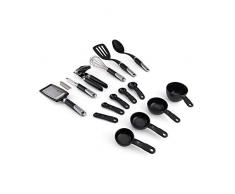 KitchenAid KR447BXOBT Werkzeug und Gadget Set, 15-teilig, schwarz