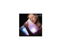 Hasëndad LED Glow Pillow Kissen, Polyester, Weiß, 35 x 10 x 35 cm