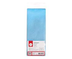 Rayher 67270360 Seidenpapier, himmelblau, 50x75cm, 5 Bogen, 17g/m², lichtecht, farbfest, leicht transparentes, dünnes Papier, Geschenkpapier, Papier zum Basteln