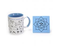 Unemployed Philosophers Guild 13529 Yoga Kaffeebecher