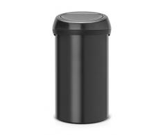 Brabantia 402562 Touch Bin Abfalleimer 60 l, matt schwarz