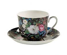 Maxwell & Williams Kilburn Tasse, Porzellan, Mehrfarbig, 17,5 x 17,5 x 9