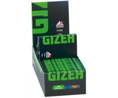 Gizeh 411110035 Black Fine Magnet - Kurzes Papier, 20 x 100 BlÃ¤ttchen, Flachshanf