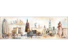 Pro-Art g1684m Wandbild GiclÃ©e Frankfurt I 120 x 40 cm