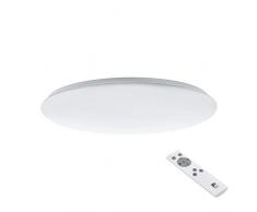 EGLO LED Deckenlampe Giron, 1 flammige Deckenleuchte, Material: Stahl, Kunststoff, Farbe: weiß, Ø: 76 cm, dimmbar, weißtöne per Fernbedienung einstellbar