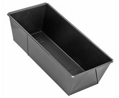 Zenker Universal-Brotbackform ausziehbar 28-40 cm aus der Serie Pure, Königskuchenform mit Antihaftbeschichtung, hochwertige Backform (Farbe: schwarz), Menge: 1 Stück