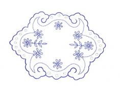 Bellanda Tischläufer, Polyester, weiß, 35x50 cm