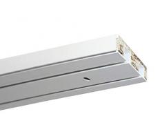 Gardinia Vorhangschienen Set GE2 2-Lauf weiß 120 cm