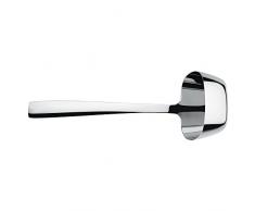 Alessi Schöpfkelle im Relief-Design, Edelstahl, Silber, 7 x 31 x 37.5 cm