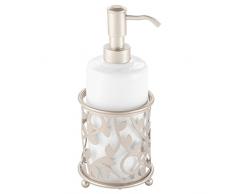 iDesign 86745EU Vine Seifenspender, weiß / satiniert