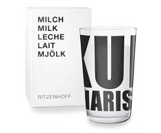 RITZENHOFF Next Milk Milchglas von Pentagram, aus Kristallglas, 250 ml