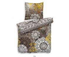 Heckett Lane Mako-Satin Wendebettwäsche Oran 155x220 (80x80) Multi
