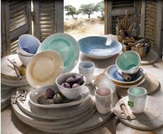 Creatable Serie Aquarius Kombiservice, Stein, Mehrfarbig, 41 x 35 x 34 cm, 16-Einheiten