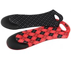 Fackelmann Ofen- und Topfhandschuhe, Backhandschuh mit Anti-Rutsch-Grifffläche, Kochhandschuhe aus Neopren, Ofenhandschuhe mit Eingriff (Farbe: Schwarz/Weiß oder Schwarz/Rot - nicht frei wählbar), Menge: 1 Stück