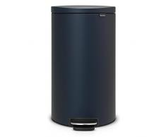 FlatBack+ Treteimer 30 L Silent mit Kunststoffeinsatz / Mineral Blue