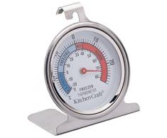 KitchenCraft Kühlschrank- Thermometer, Edelstahl