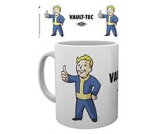 empireposter Fallout 4 - Vault Boy - Keramik Tasse - Größe Ø8,5 H9,5cm