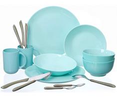 Ritzenhoff & Breker Kombiset Fresh, 16-teilig, Grün, inklusive Besteck