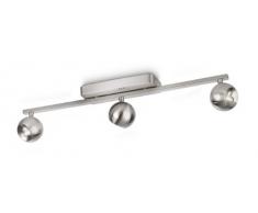 Philips myLiving Universa LED Aufbauspot, 3-flammig, matt chrom 579471716