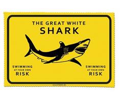 Fridolin 18816Â Adventure Time Hai Reinigungstuch fÃ¼r Brille Chiffon Mehrfarbig 18Â x 12,5Â x 1Â cm