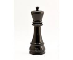 Bisetti 33717 Chess King Gewürzmühle, schwarz 23 x 8,5