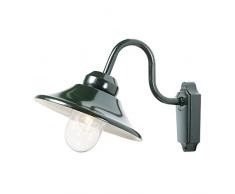 Konstsmide Vega 556-600 Wandleuchte B: 29,5cm T: 44cm H: 30cm / 1x60W / IP23 / lackiertes Aluminium / grün