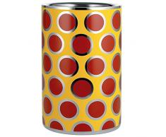 Alessi Circus Vakuum Flaschenkühler, Edelstahl, Silber, 12.5 x 12.5 x 18 cm